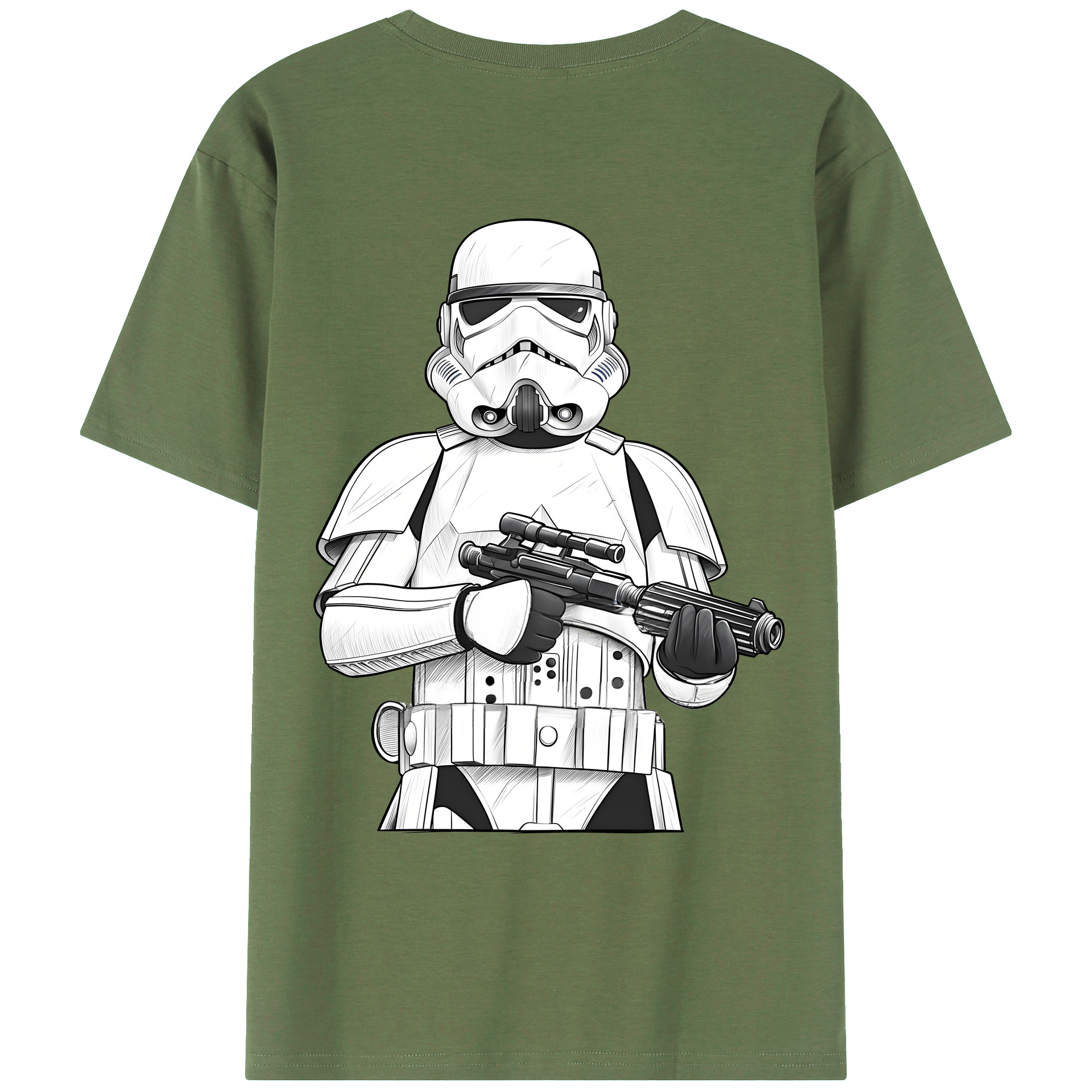 （画像用） スター・ウォーズ Star Wars 綿100％ メンズ半袖Tシャツ（バックプリント） 通気性